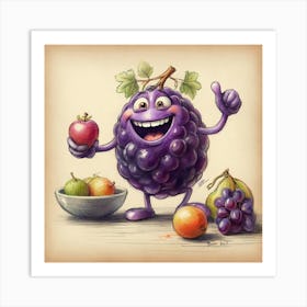 Grapes 15 Art Print