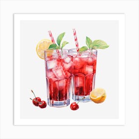 Cherry Lemonade 9 Art Print