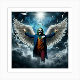 Joker Angel Art Print