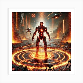 Bio Magma Field Art Print