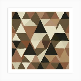 Abstract Triangles 15 Art Print