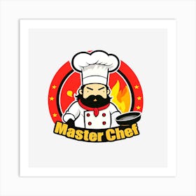 Master Chef Logo Art Print