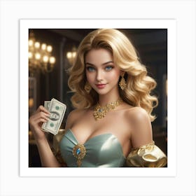 Sexy Blonde 14 Art Print