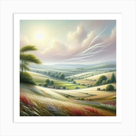 Landscape Painting Art Print