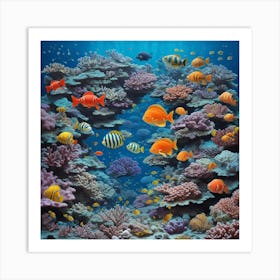 Coral Reef 1 Art Print