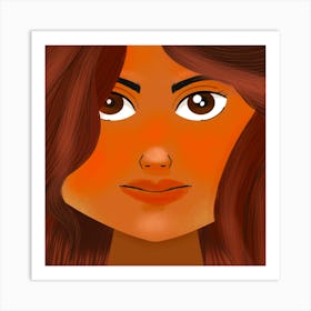 Portrait Of A Woman Art Print