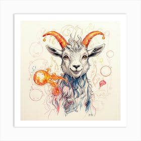 Goat! 11 Art Print