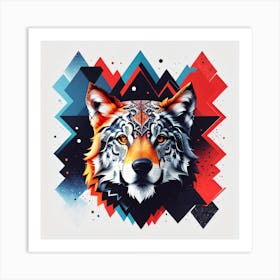 Wolf Head Art Print