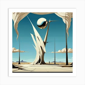 Futuristic Architecture 2 Art Print