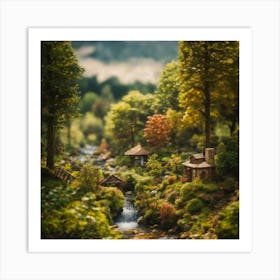 Miniature Village Art Print