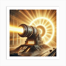 Solar Beam Focus Converted Art Print