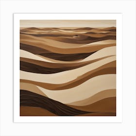 Sand Dunes 1 Art Print