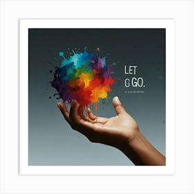 Leonardo Lightning Let Go Art 0 Art Print