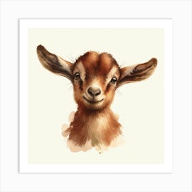 Goat Painting Art Print