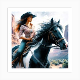 Creative Horse Beauty Illustration Nr 112 Art Print