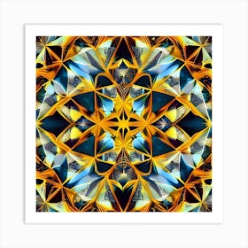 Psychedelic Mandala 16 Art Print