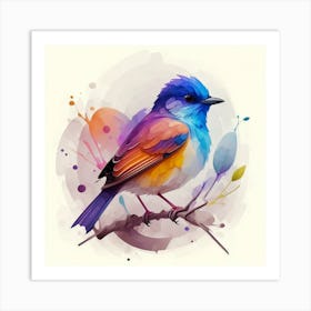 Colorful Bird Art Print