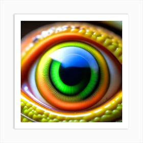 Eye Of A Lizard Art Print