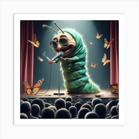 Mr Caterpillar Art Print