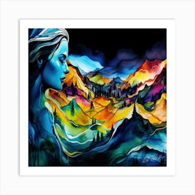 West Coast Beauty - Whistler BC Overlooked Art Print