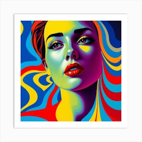 Psychedelic Painting 1 Art Print