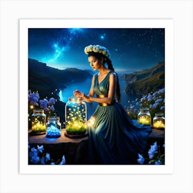 Fairy In A Jar Art Print