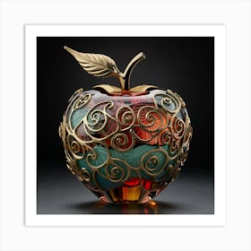 The glass apple an intricate design that adds to its exquisite appeal. 17 Art Print