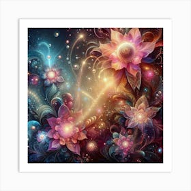 Flowers Of The Night Art Print