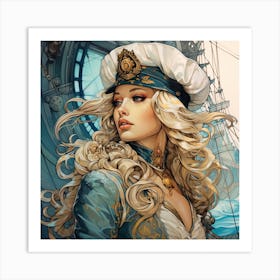 Sailor Girl Art Print