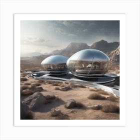 Futuristic Home 3 Art Print