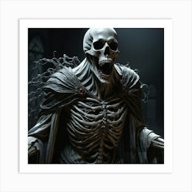 Skeleton 8 Art Print