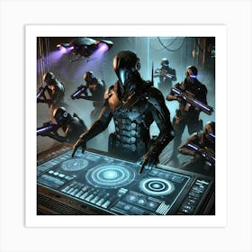 A Sci Fi Themed Scene Showcasing The Dark Sun Synd Art Print