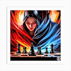 Chess Queen Art Print