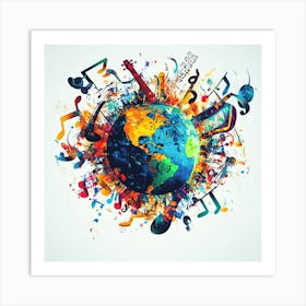 Music The Universal Language 3 Art Print