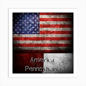 America,Pennsylvania design HD.7 Art Print