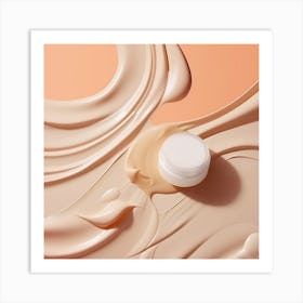 Peachy Skincare Art Print