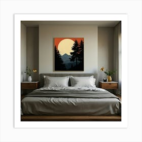 Leonardo Lightning Sunday Morning Bedroom Art 0 Art Print