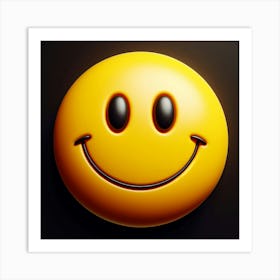 Smiley Face 25 Art Print