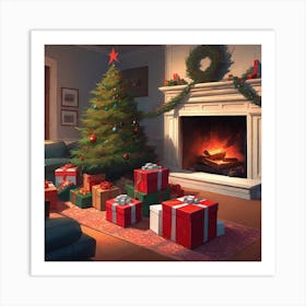 Christmas Tree 54 Art Print