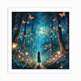 Fairytale Forest 1 Art Print