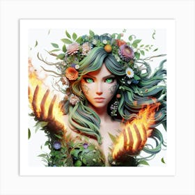 Flora 1 Art Print