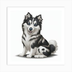 Husky Dog 6 Art Print