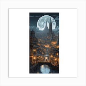 City At Night Art Print