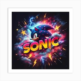 Sonic 01 Art Print