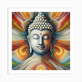 Buddha Painting 6 Art Print