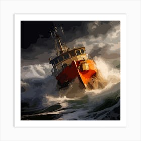 The north sea Art Print