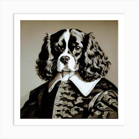 Handsome Dog Art Print