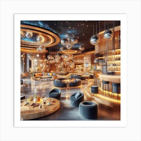 Hotel Lobby Art Print