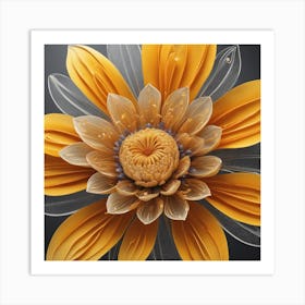 Yellow Flower Art Print