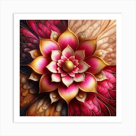 Lotus Flower 39 Art Print